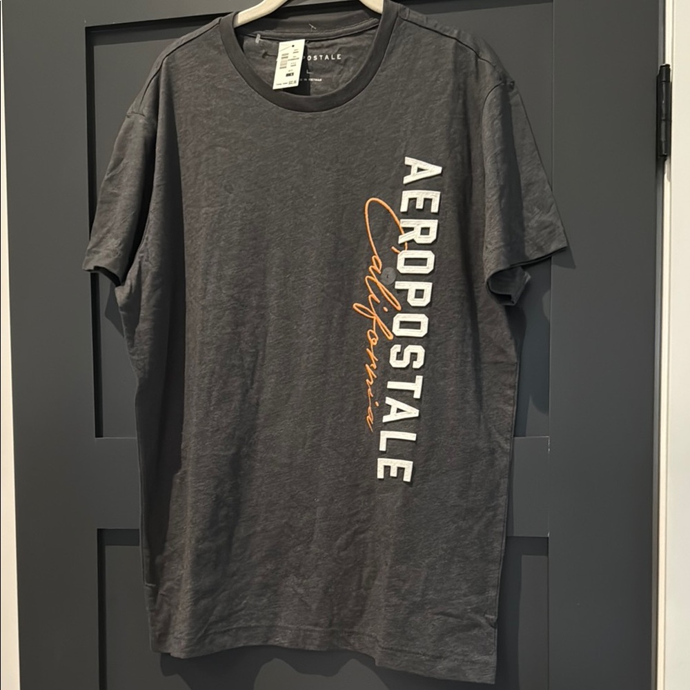Aeropostale Gray Graphic T-Shirt for Men